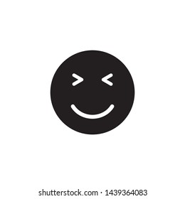 smile emoticon face icon vector illustration