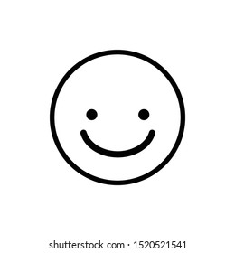 Smile emoticon face icon vector illustration