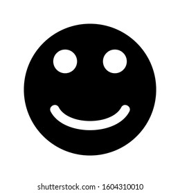 smile emoticon icon isolated sign symbol vector illustration - Collection of high quality black style vector icons
