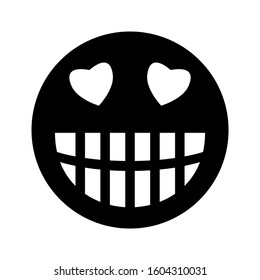 smile emoticon icon isolated sign symbol vector illustration - Collection of high quality black style vector icons
