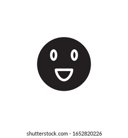 diseño vectorial de icono de sonrisa emoticono 