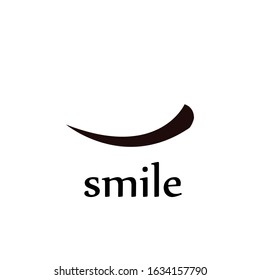Smile Emoticon Logo Vector Template Design Illustration