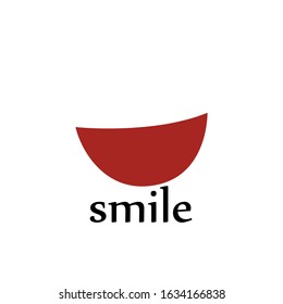 Smile Emoticon Logo Vector Template Design Illustration