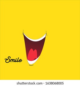 Smile Emoticon Logo Vector Template Design Illustration