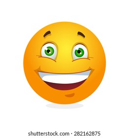  Smile. Emoticon. Vector 