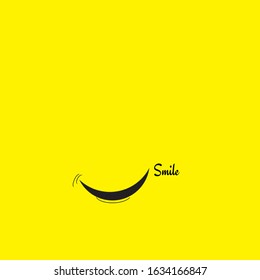 Smile Emoticon Yellow Logo Vector Template Design Illustration