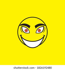 Smile emotion icon vector illustration design template