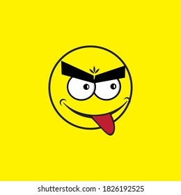 Smile emotion icon vector illustration design template