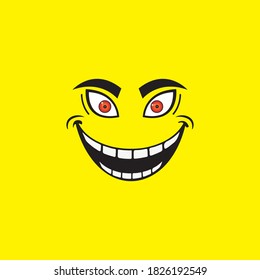 Smile emotion icon vector illustration design template