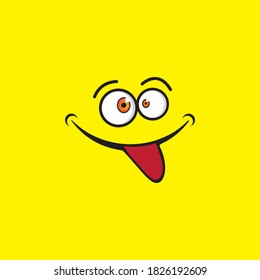 Smile emotion icon vector illustration design template