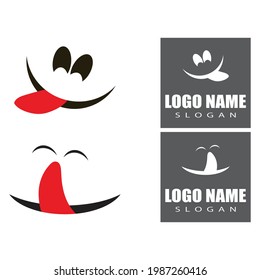 Smile emotion icon vector illustration design template