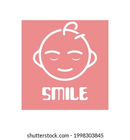 Smile emotion icon vector illustration design template