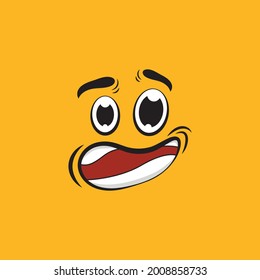 Smile emotion icon vector illustration design template