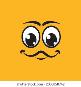 Smile emotion icon vector illustration design template