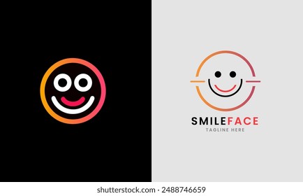 Smile face, cute lady face, rose face, slime, happy emoji beauty sign graphic fun circle