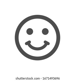 Smile Face Emoticon Icon Vector Symbol Illustration EPS 10