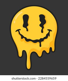 SMILE face flow,SMILE face drop,SMILE face symbol design