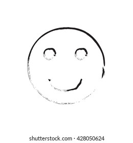 Smile face grunge icon symbol Emoji
