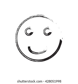 Smile face grunge icon symbol Emoji