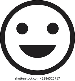 smile face icon vector . happy icon . laughter icon symbol