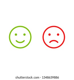 Smile face icons