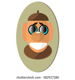 Smile face illustration