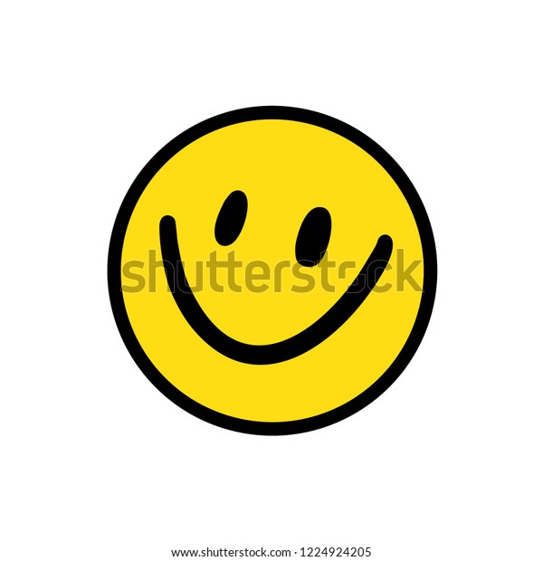 Smile Face Illustration Stock Vector (Royalty Free) 1224924205 ...