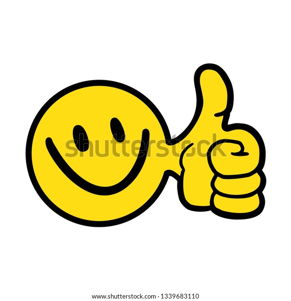 Smile Face Illustration Stock Vector (Royalty Free) 1339683110 ...