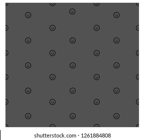 Smile face seamless pattern