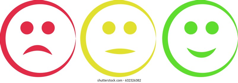 Smile faces. Vector illustration