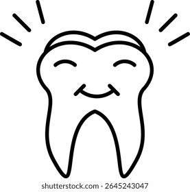 Smile Filled Style Icon Design