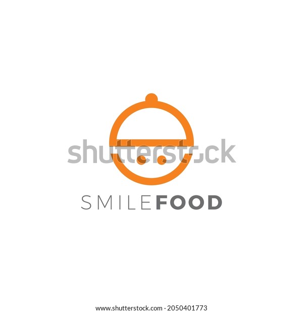 Smile Food Logo Suitable Your Restaurant Stock Vector (Royalty Free ...