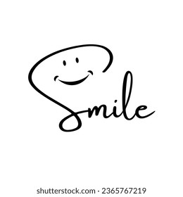 smile, frame design, text design, wall art, poster