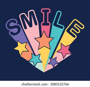 SMILE, GIRLS GRAPHIC TEES VECTOR DESIGNS AND OTHER USES