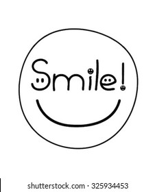 smile graphic for t-shirt