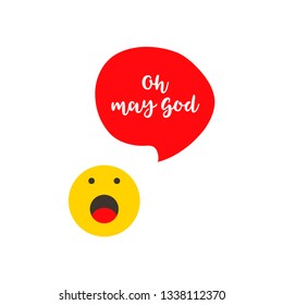 Smile and Happiness Day Vector Template