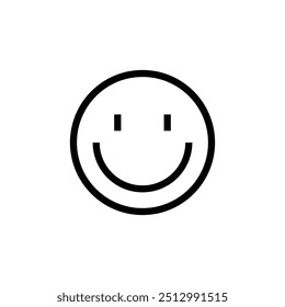Smile Happy Face Social Media Icon Set - Tools, Buttons, and Utility Symbols