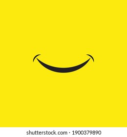 Smile happy face vector design