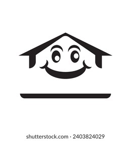 Smile happy face vector design
