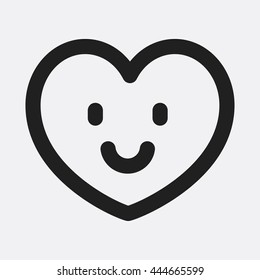 Smile Heart Icon