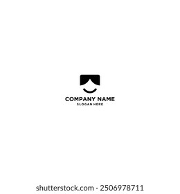 Smile Home logo vector design template