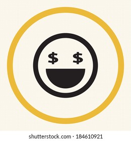 Smile Icon in the circle