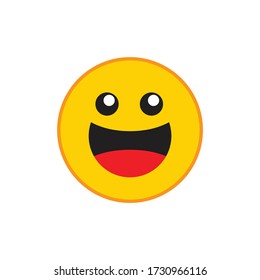 Smile icon design isolated on white background