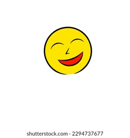 Plantilla y fondo de diseño de iconos de sonrisa. Logo de sonrisa y vector