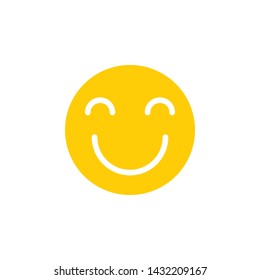 smile icon design template. Trendy style, vector eps 10