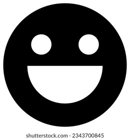 diseño de icono de sonrisa, vector, mejor utilizado para la interfaz