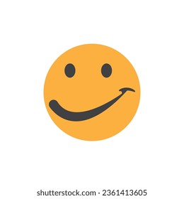 Smile icon emoticon symbol template