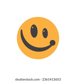 Smile icon emoticon symbol template