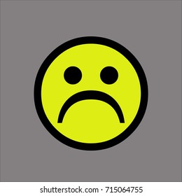 smile icon flat design