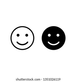 Smile icon. Happy face symbol.Smile icon for your web design. VECTOR

